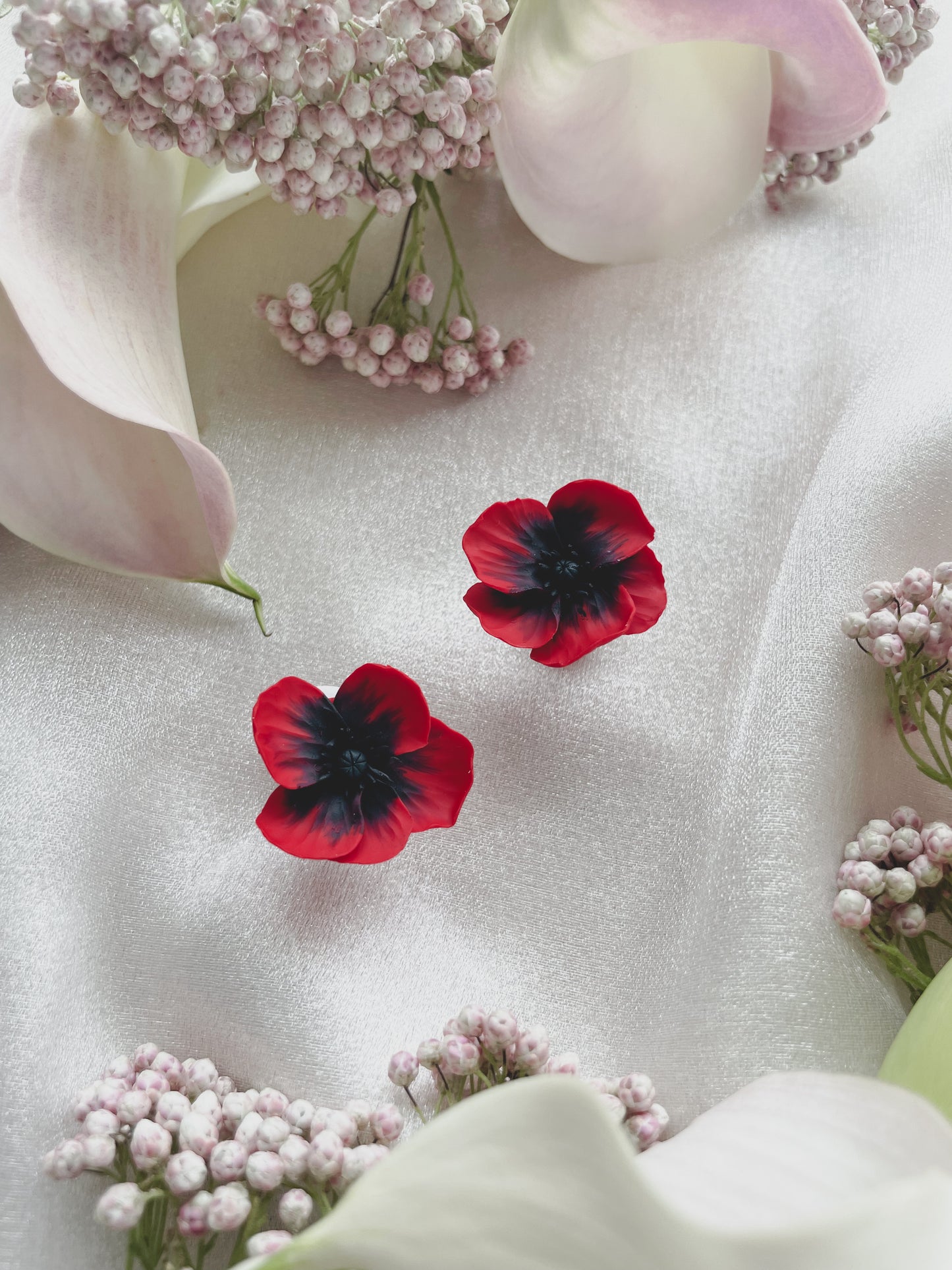 The Wind Poppy Studs