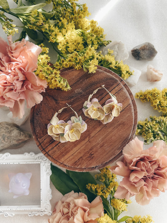 The Summer Floral Hoops