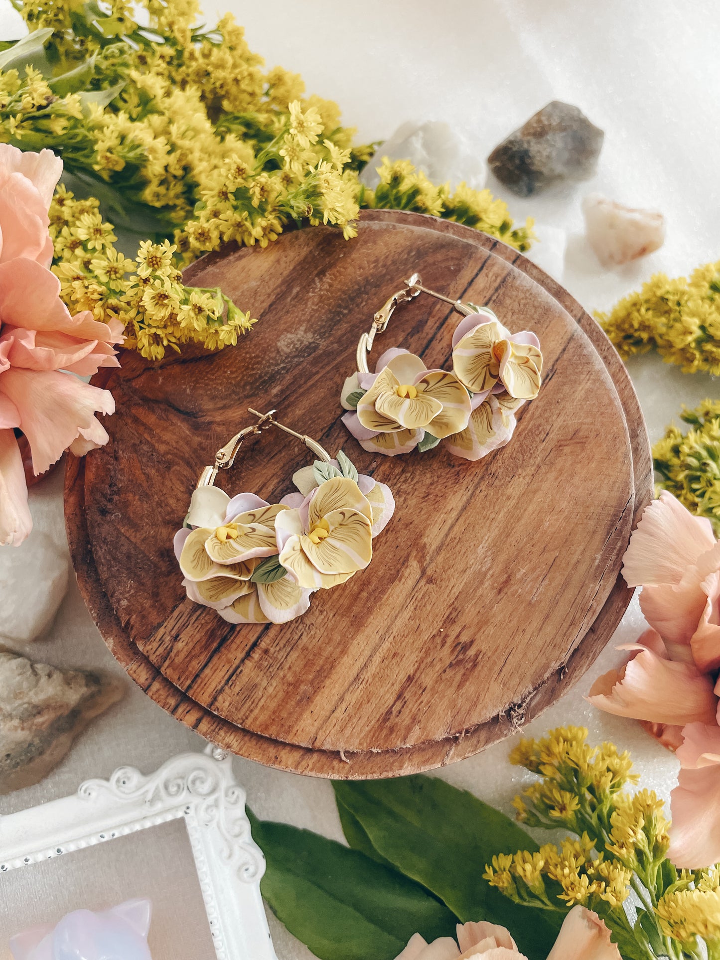 The Summer Floral Hoops