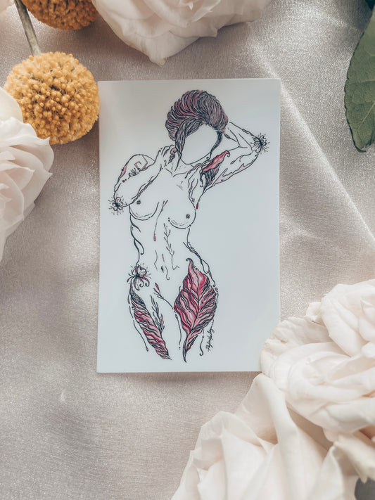 The Passion Flower Women Sticker